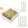 100PCS 2Inches Hair Pins Kit Hair Clips Secure Hold Bobby Pins Hair Clips for Women Girls and Hairdressing Salon With Clear Storage Box(Gold)