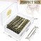 100PCS 2Inches Hair Pins Kit Hair Clips Secure Hold Bobby Pins Hair Clips for Women Girls and Hairdressing Salon With Clear Storage Box(Bronze)
