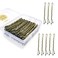 100PCS 2Inches Hair Pins Kit Hair Clips Secure Hold Bobby Pins Hair Clips for Women Girls and Hairdressing Salon With Clear Storage Box(Bronze)