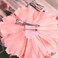 Women's Bohemia Peony Flowers Hairpin Hair Clip Flower Brooch for Travel Party Festivals (Orange) (Pack of 1)