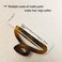Hair Claw Clips, 4.3 Inch Non-Slip Unbreakable Hair Clip Matte Hair Claws for Women Thin and Medium Thick Curly Hair, 2 Pack