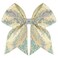 Large Big 7 Inch Glitter Bow Clip Sequin Bling Party Hair Accessories for Women Teens Girls Kids 1 Pcs (Cream)