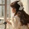 White Bowknot Hair Claw Clips with Bows - Large Hair Barrettes and Hair Clamps for Women and Girls