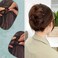 French Concord Hair Clips Claw - 6Pcs Side Slid Flat Hair Clips for Volume Strong Hold No Slip Grip Hair Claw Clips for Women Girls Thick Thin Hair (Tortoiseshell(Medium,3.35 inches))