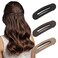 Sightor Flat Hair Clips, 3 Packs French Flat Hair Clips Women Stylish Lay Flat Claw Clips for Thick Thin Hair