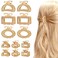 12 Pack Metals Mini Hair Clips for Women Mom Wife Daughter Girls Girlfriends,Medium Hair Claw Clips for Long Hair,Small Cute Gifts for Female with Thick Hair or Thin Hair