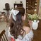 Large White Lace Hair Bow Clips for Women Girls   Cute Lace Bow for Hair Weighs Only 0.3 Oz   White Lace Hair Decor for Wedding Pageant Prom Party Birthday Party Communion Bridal Shower (1 Pack)
