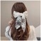 Large White Lace Hair Bow Clips for Women Girls   Cute Lace Bow for Hair Weighs Only 0.3 Oz   White Lace Hair Decor for Wedding Pageant Prom Party Birthday Party Communion Bridal Shower (1 Pack)