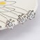 40 Pieces Rose Flower Rhinestone Hair Clips Crystal Hair Pins for Bridal Wedding Party Daily Life Women and Girls Hair Jewelry Acessories, with Storage Bag (White)