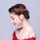 40 Pieces Rose Flower Rhinestone Hair Clips Crystal Hair Pins for Bridal Wedding Party Daily Life Women and Girls Hair Jewelry Acessories, with Storage Bag (Red)