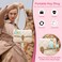 Desing Wish 2 PCS Silicone Chapstick Holder with Cap Cover, 0.6'' Diameter Portable Lip Balm Holder Key Chain Sleeve Chapstick Keychain Holder with Wrist Strap Lanyard - Pink/Purple