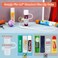 Desing Wish Silicone Chapstick Holder with Cap Cover, 0.6'' Diameter Portable Lip Balm Holder Key Chain Sleeve Chapstick Keychain Holder with Wrist Strap Lanyard - Transparent