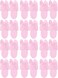 HEALLILY 12 hotel slippers Pairs of Household Slippers Assembled Footwear Pedicure Slipper for Houseware Random spa slippers Color disposable slippers