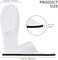 GONG GONG 6-8 Pairs Mash Cloth Disposable Slippers, Machine Washed &amp; Reused, Closed Toe Guest Slippers for Guest, Bathroom, House, Hotel, Party, SPA