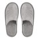 Frcctre 15 Pairs Disposable Slippers, Non-Slip Closed Toe Linen Disposable Spa Slippers Portable Indoor Slippers for Hotel, Travel, Guests and Home, Individually Wrapped, Gray