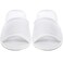 Frcctre 20 Pairs Disposable Slippers, Open Toe Comfortable Cotton Disposable Spa Slippers, Bulk Unisex Non-Slip Disposable Guests Slippers for Home Hotel Travel Train Use, White