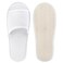 Frcctre 20 Pairs Disposable Slippers, Open Toe Comfortable Cotton Disposable Spa Slippers, Bulk Unisex Non-Slip Disposable Guests Slippers for Home Hotel Travel Train Use, White