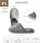 GONG GONG 6 Pairs Non Slip Disposable Slippers, Washable &amp; Reusable, Closed Toe Crystal Velvet Slipper for Guest, Bathroom, House, Hotel, Party, SPA, Wedding