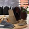 Geyoga 12 Pair House Slipper for Guest Non Slip Disposable Slipper for Travel Washable Reusable Closed Toe Hotel Bridesmaid Indoor Spa Wedding Party Shoeless Home