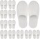 Geyoga 12 Pair House Slipper for Guest Non Slip Disposable Slipper for Travel Washable Reusable Closed Toe Hotel Bridesmaid Indoor Spa Wedding Party Shoeless Home