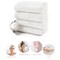 Ayesha 4 Pack Face Wash Cloths Makeup Eraser Soft Wash Cloth for Washing Face,Cotton Face Towels for Skin Care Women Facial Makeup Remover Reusable Absorbent Washcloths