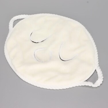 Cold Hot Compress Facial Towel,Reusable Spa Facial Towels 3 Holes Ear Hanging Breathable Face Skin Care Towel for Facial Relaxation