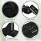 Shimeyao 6 Pcs 13 x 13 Inch Black Makeup Washcloths Reusable Make up Towels Cotton Cosmetic Towels Water Absorbent Face Washcloths for Women Skin Care