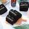 Shimeyao 6 Pcs 13 x 13 Inch Black Makeup Washcloths Reusable Make up Towels Cotton Cosmetic Towels Water Absorbent Face Washcloths for Women Skin Care