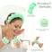 6 Pcs Puffy Spa Terry Cloth Headbands and Wristbands for Skincare, Shower, Makeup Removal