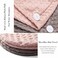 Microfiber Hair Towel Wrap Waffle Hair Drying Towel Absorbent Dry Hair Turban with Button Twist Hair Towel Cap Quick Dry Hair Turban Anti Frizz Hair Wrap Towel for Women and Girls 2Pcs