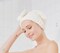 Microfiber Hair Towel Cap, Super Soft &amp; Absorbent Quick Drying Towel for All Hair Types, Set of 2 (Pink &amp; White)