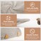 3 PCS Microfiber Hair Towel - Wraps for Wet Hair, Anti Frizz Turbans, for Curly Hair (Beige, Khaki, Grey)