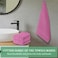 Hand Towels (Pack of 40) Pink Economy Towels Salon Towels - 100% Cotton Spa Towels &ndash; 16 x 27 Inches Highly Absorbable, Facial Towels Gym Towels, Hair Towels Face Towels Bulk