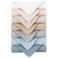 Konssy 7-Pack Soft Cotton Face Cloths, Reusable Absorbent Washcloths for Sensitive Skin, Facial Makeup Remover Towels for Women (11 x 11 Inch)