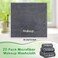 Shimeyao 20 Pack Makeup Washcloths Microfiber Makeup Remover Towels Reusable Quick Dry Face Wash Cloth Washable Fingertip Towels for Cleansing Hand and face,13x13 Inch(Gray)