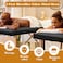 Macarrie 6 Pack Microfiber Massage Table Sheets Soft Massage Table Cover Reusable Spa Bed Sheets Salon Table Protective Cover Massage Table Fitted Sheets(Black)