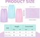 Cuffbow 6 Pcs Women Towel Wrap Set Microfiber Hair Towel and Shower Wrap for Women After Shower Robe Hair Drying Towel Quick Dry Hair Wrap with Adjustable Closure Elastic Top(Green, Pink, Purple)