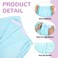 Cuffbow 6 Pcs Women Towel Wrap Set Microfiber Hair Towel and Shower Wrap for Women After Shower Robe Hair Drying Towel Quick Dry Hair Wrap with Adjustable Closure Elastic Top(Green, Pink, Purple)