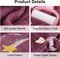 5PCS Rapid Hair Drying Towels and 2 Combs, Microfiber Hair Towel with Button and Embroidery, Super Absorbent Soft Hair Towel Wrap Turban for Curly Long Thick Dry or Wet Hair (5 Colors)