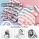 Large Microfiber Hair Towel Cap,Rapid Drying Towel For Hair,Ultra Soft Super Absorbent Hair Drying Towel Turban,Cute Green&amp;Pink Bow Hair Towel Wrap,Hair Drying Towels For Women Fast Dry(2pack)