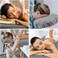 Preboun 6 Set Microfiber Massage Table Sheet Set 3 Piece Spa Bed Sheets Set Grey Massage Table Cover Includes Flat Sheet, Fitted Sheet and Face Rest Cover