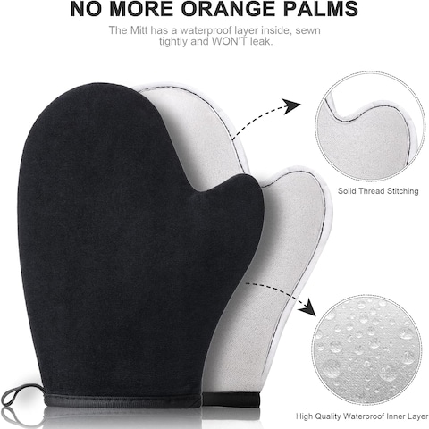 Self Tanner Mitt Applicator - Tanning Mitts Self Tanner, Self Tanning Mitt Applicator and Self Tanner Back Applicator, Tanning Glove for Self Tan Mit Self Tanner mit Self Tan Mitt Applicator