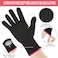 Heat Resistant Gloves for Hair Styling, 2 Pair Professional Heat Blocking Glove Mitts Reusable Hair Dye Heat Proof Gloves for Hair Straightener Flat and Curling Iron Wand Gloves(Rose Red)