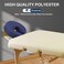 24 Pcs Face Cradle Covers for Massage Table Microfiber Reusable Soft Thicker Massage Table Head Rest Covers Bulk Oil Proof Headrest Cradle Sheets for Spa Beauty Salons (Navy Blue)