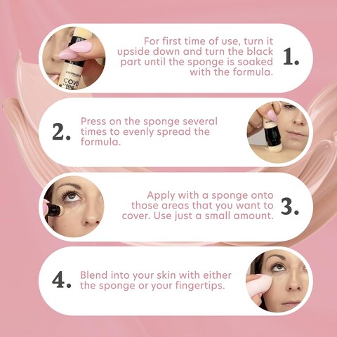 Dermacol - Cover Xtreme Corrector Contour Stick, Long Lasting Non-Allergenic Liquid Contour with SPF30, High Coverage Light Formula Corrector Concealer Makeup for Acne-Prone Skin No. 5 (221)