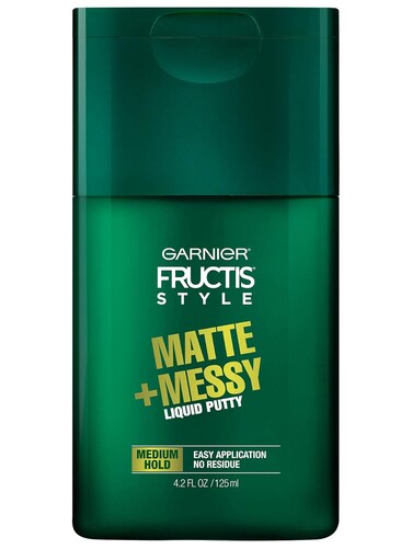 Garnier Fructis Style Matte &amp; Messy Liquid Hair Putty for Men, 4.2 Ounce