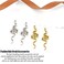NAISKA 12PCS Loc Snake Hair Braid Jewelry for Women Braids Serpent Dreadlock Accessories Gold Silver Braid Coils Hair Clips Rings Cuffs Men Braids DIY Decoration