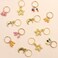 NAISKA 12PCS Star Braid Clips Moon Hair Rings Dreadlocks Accessories Braid Beads Hair Cilps Cuffs Clips Charms Hair Decoration Hair Jewelry for Women Braids