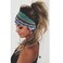 Boho Headbands For Women Fashion Stretch Wide Hair Bands Knoted Turban Head Bands Yoga Running Sweatband Elastic Headband Stylish Wrap Headbands Hair Accessories for Teen Girls 4 Pack