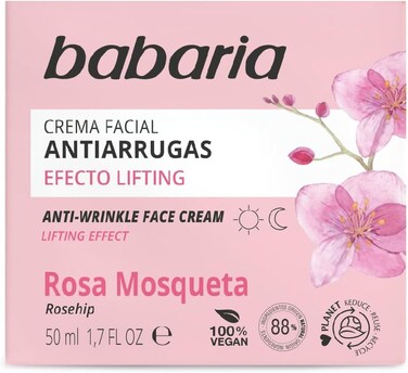 Babaria Rosa Mosqueta Facial Antiarrugas Efecto Lifting 50Ml